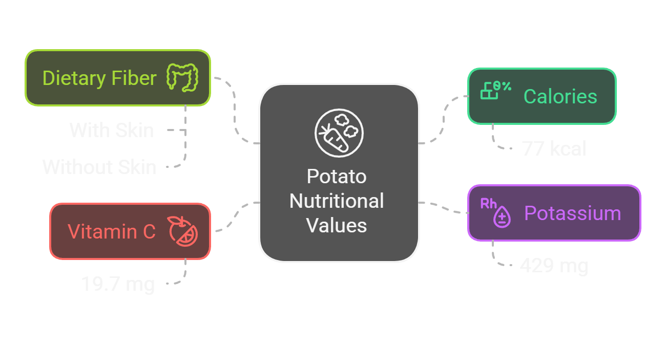 Graph Potato Graph Potato, Nutritional Values