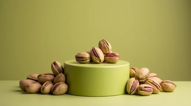 About Pistachios pistachios on the podium like the winner of a vegetable race.